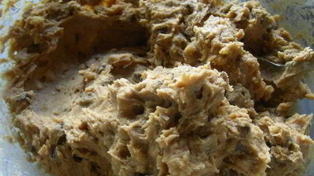 Рецепт хрустящих кофейных печений с шоколадом и грецкими орехами