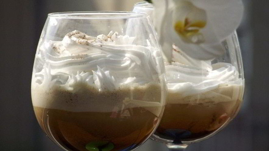 Рецепт кофе латте со льдом