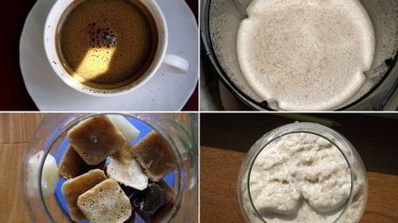 Рецепт кофе латте со льдом