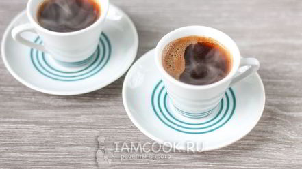 Рецепт кофе с медом