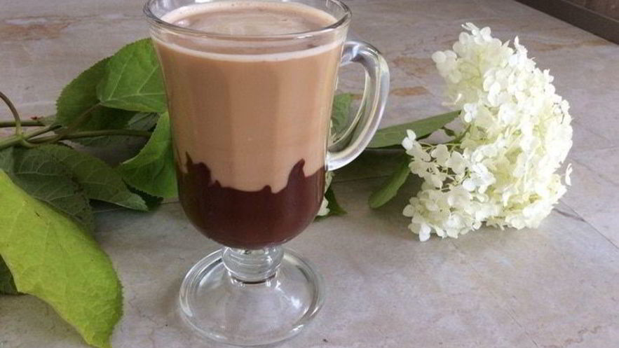 Рецепт кофе с шоколадом и молоком