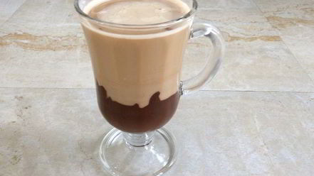 Рецепт кофе с шоколадом и молоком