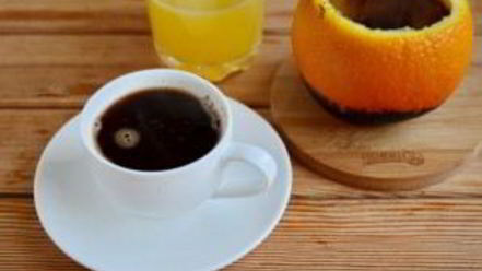 Рецепт кофе в апельсине бодрячок