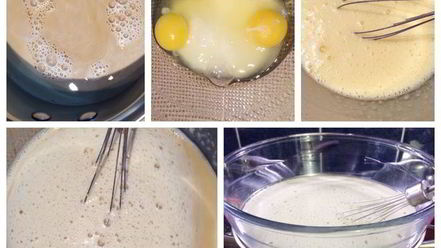 Рецепт наполеона с горьким шоколадом, кофе и миндальной пастой