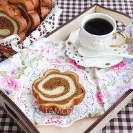 Рецепт Сдобы Кофе с молоком