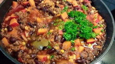 Рецепт тыквенного чили с кофе