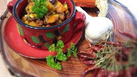 Рецепт тыквенного чили с кофе