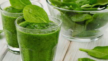 Рецепт Коктейля из шпината