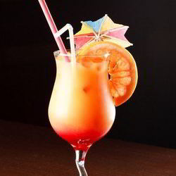 Рецепт Коктейля из шампанского и красных апельсинов