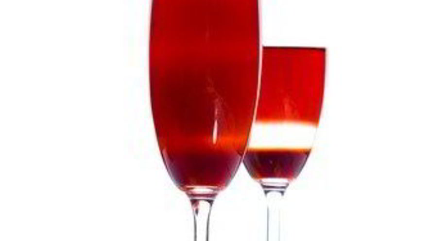 Рецепт шампанского с джином и клюквой