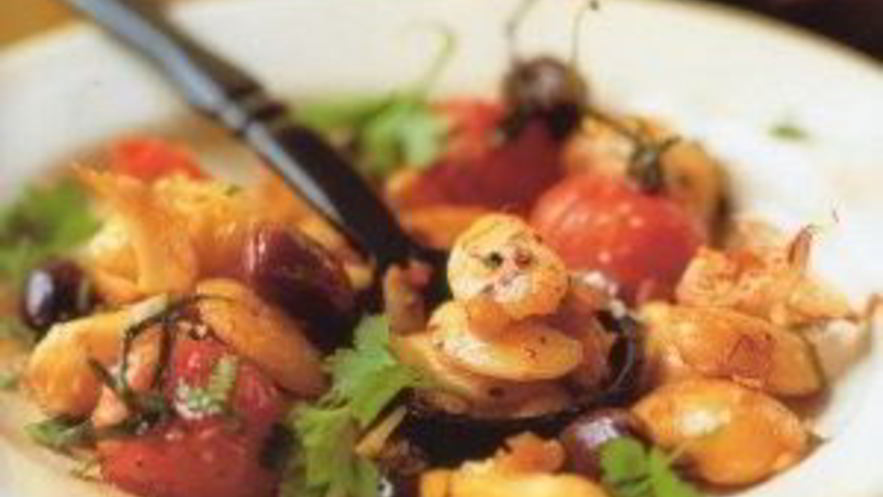 Рецепт таджина из белой фасоли с оливками