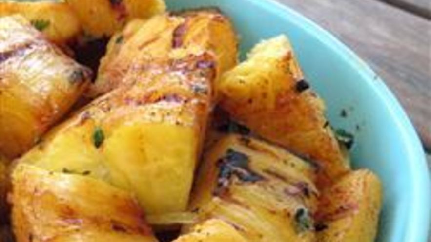 Рецепт ананаса-гриля с текилой