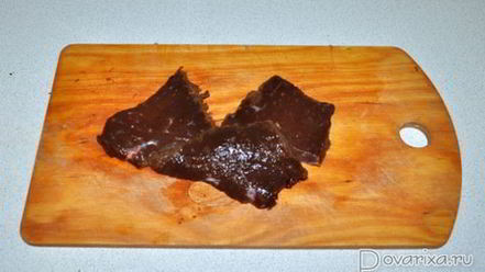 Рецепт говяжьей печени с вином и луком