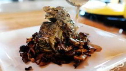 Рецепт ребрышек с вином и сливками