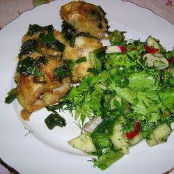 Рецепт Рыбы, жаренной с вином и сладким соевым соусом