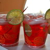 Рецепт Клюквенно-малинового коктейль