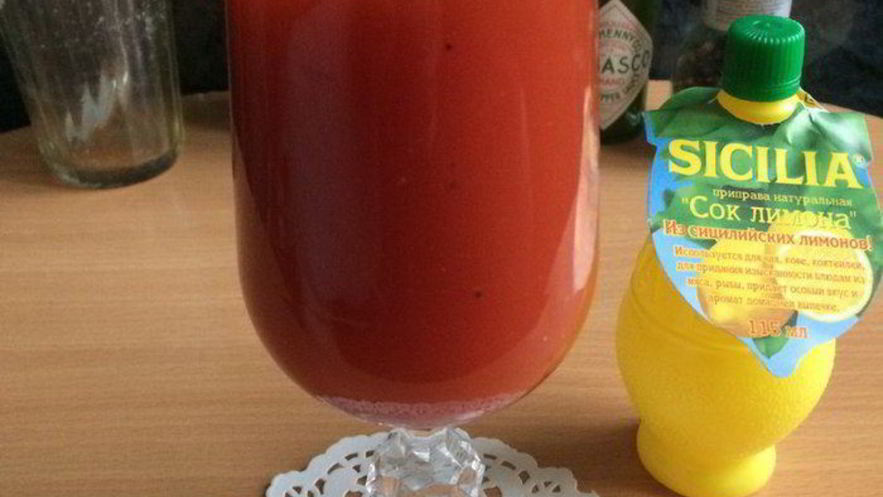 Рецепт коктейля кровавого бык