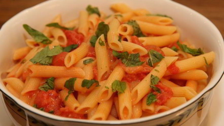 Рецепт макарон с водкой