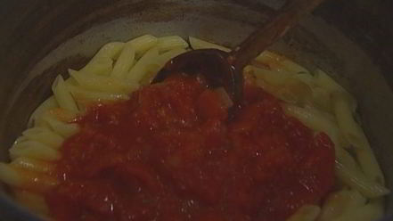 Рецепт макарон с водкой