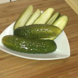 Рецепт Малосольных огурцов с водкой