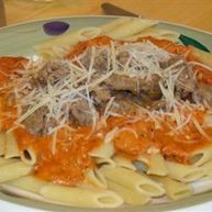 Рецепт Пасты пенне с водкой