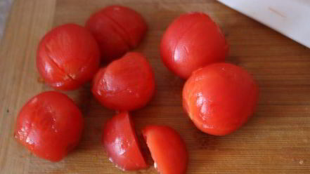 Рецепт пасты с водкой, семгой и помидорками черри