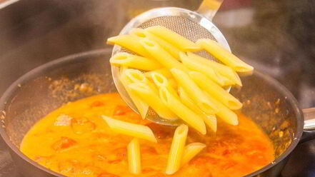 Рецепт пенне с водкой