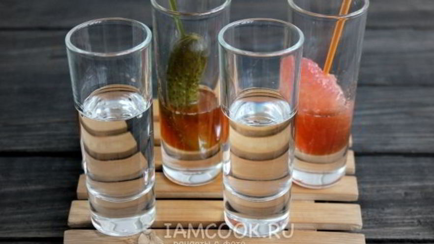 Рецепт шутера коктейли с водкой