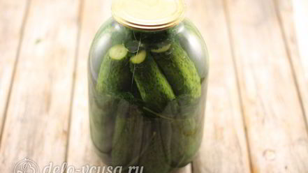 Рецепт соленых огурцов с водкой