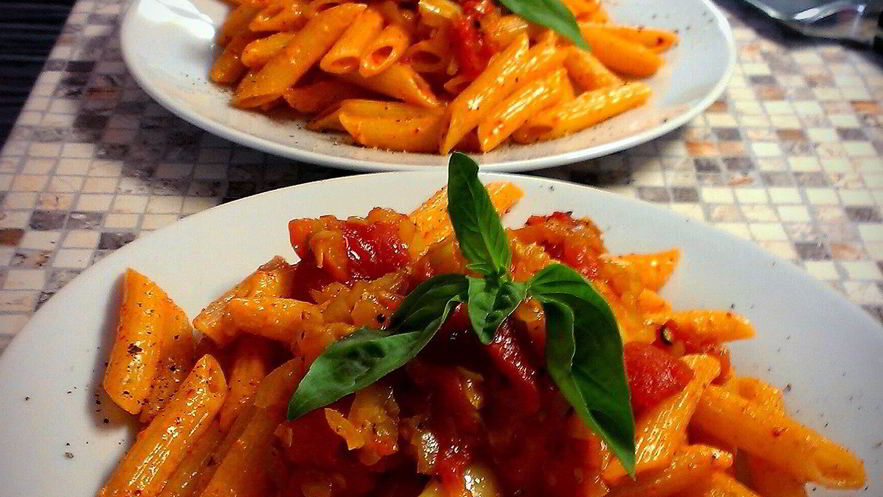 Рецепт спагетти с водкой