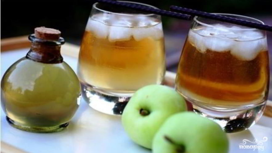 Рецепт яблочно-имбирного коктейль
