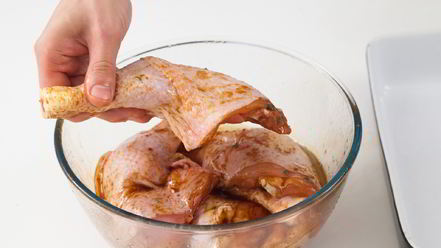 Рецепт куриных окорочка в кленовом сиропе