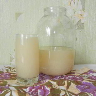 Рецепт Белого кваса без дрожжей