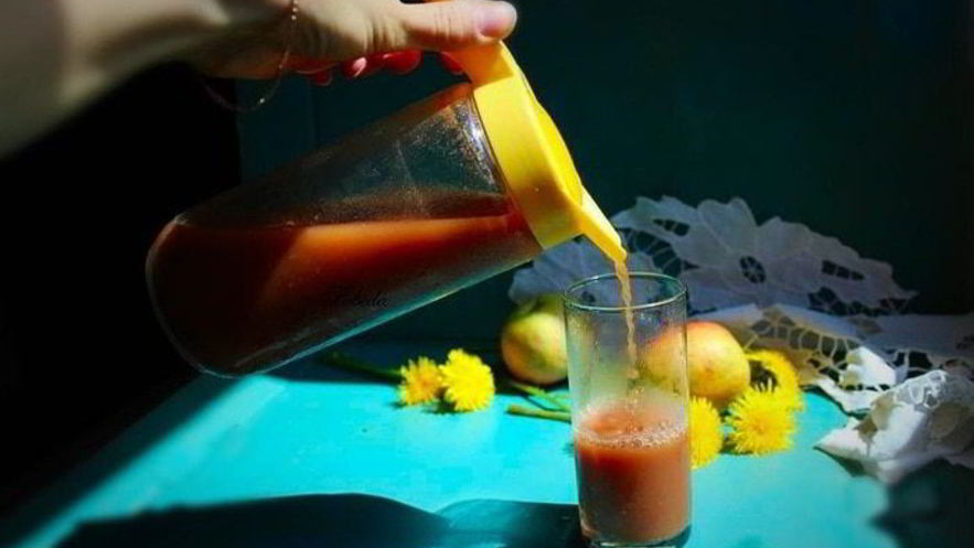 Рецепт кваса на яблочном соке