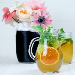 Рецепт Домашнего лимонада с мятой и огурцом