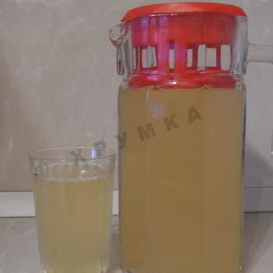 Рецепт Имбирного лимонада с яблоками и лимонами