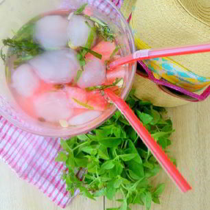 Рецепт Лимонада Арбуза & Орегано