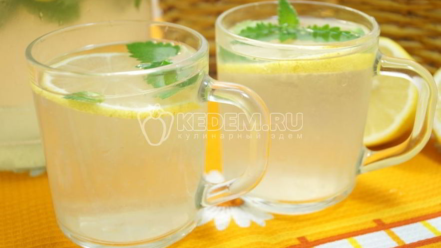 Рецепт лимонада из лимонов с мятой