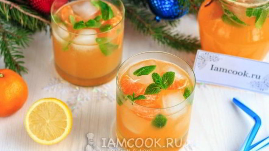 Рецепт мандаринового лимонада