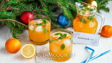 Рецепт мандаринового лимонада
