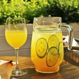 Рецепт Огуречно-апельсинового лимонад