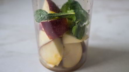 Рецепт яблочного лимонада с мятой