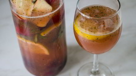 Рецепт яблочного лимонада с мятой