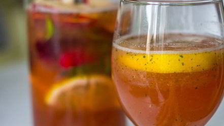 Рецепт яблочного лимонада с мятой