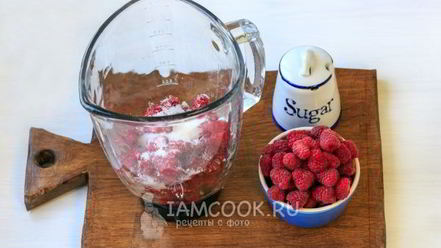 Рецепт малинового коктейля