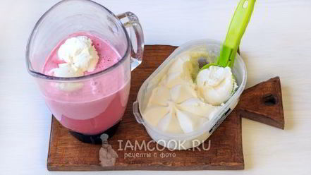 Рецепт малинового коктейля