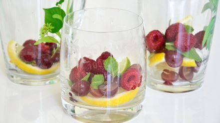 Рецепт безалкогольного мохито с малиной