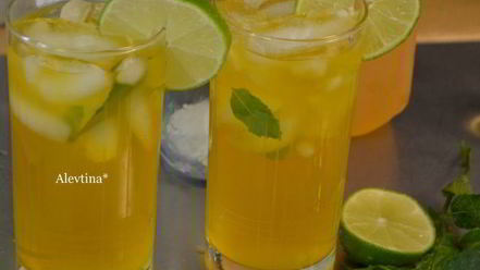 Рецепт чая мохито со льдом