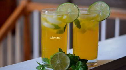 Рецепт чая мохито со льдом