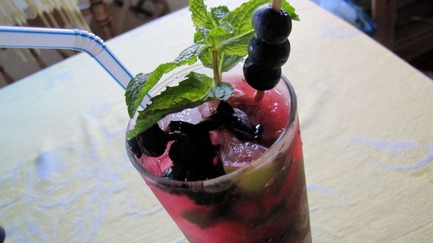 Рецепт черничного мохито